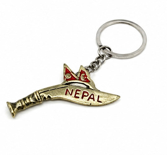 Nepal Khukuri Keychain – Handmade Himalayan Souvenir Knife Key Ring