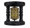 Mini Buddhist Prayer Wheel – Handmade Nepali Craft for Mindfulness, Yoga & Healing
