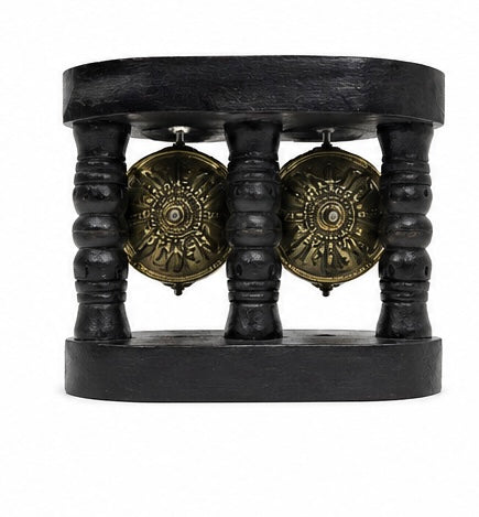Handcrafted Dual Prayer Wheel – A Sacred Touch of Himalayan Serenity