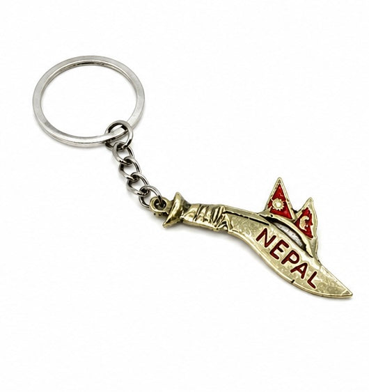 Nepal Khukuri Keychain – Handmade Himalayan Souvenir Knife Key Ring