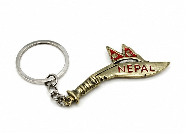 Nepal Khukuri Keychain – Handmade Himalayan Souvenir Knife Key Ring