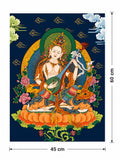 Saraswati Thangka (Goddess of Wisdom & Arts)