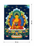 Sacred Medicine Buddha Thangka – A Symbol of Healing & Inner Peace