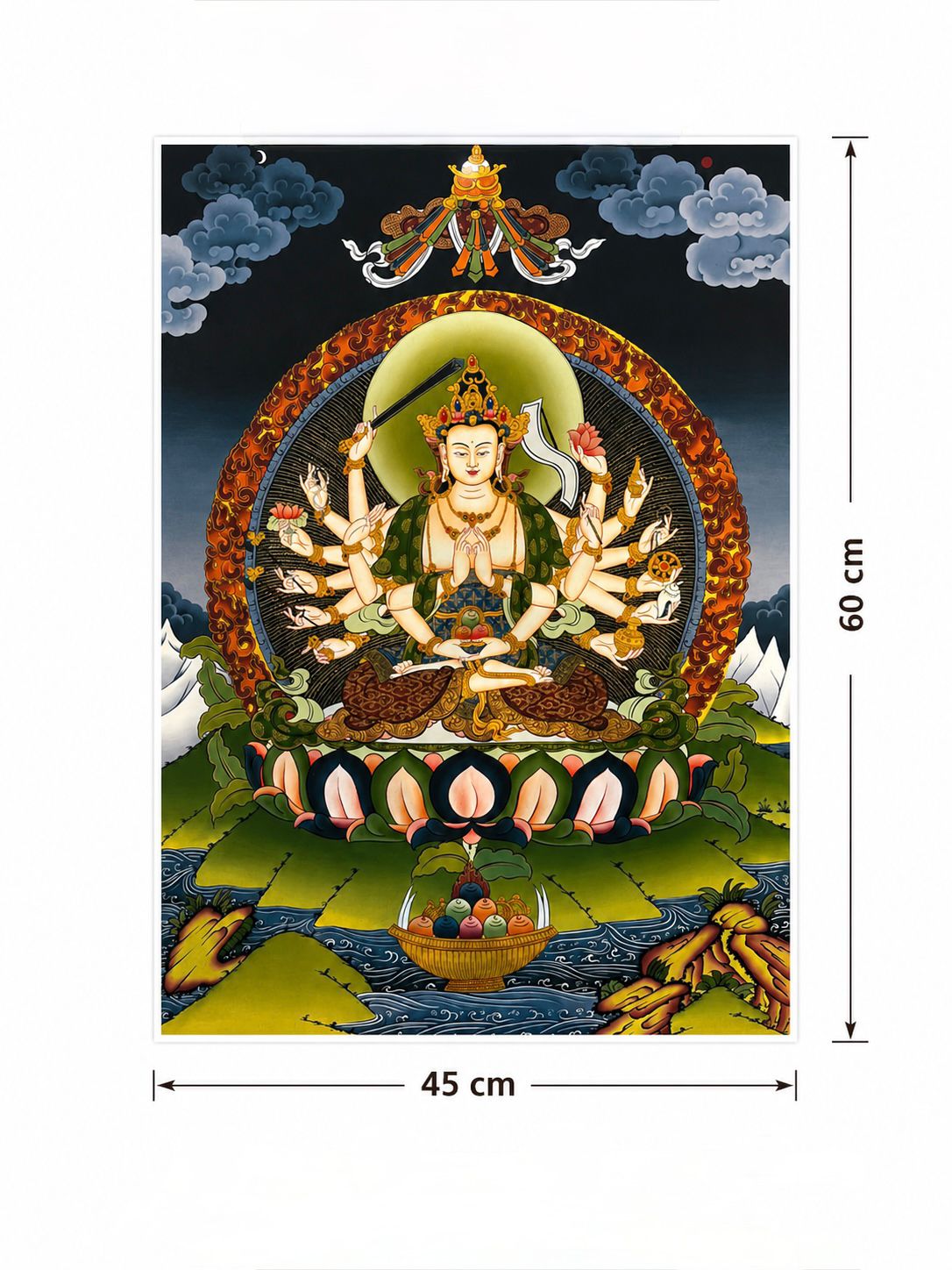 Avalokiteshvara - multi-armed Bodhisattva